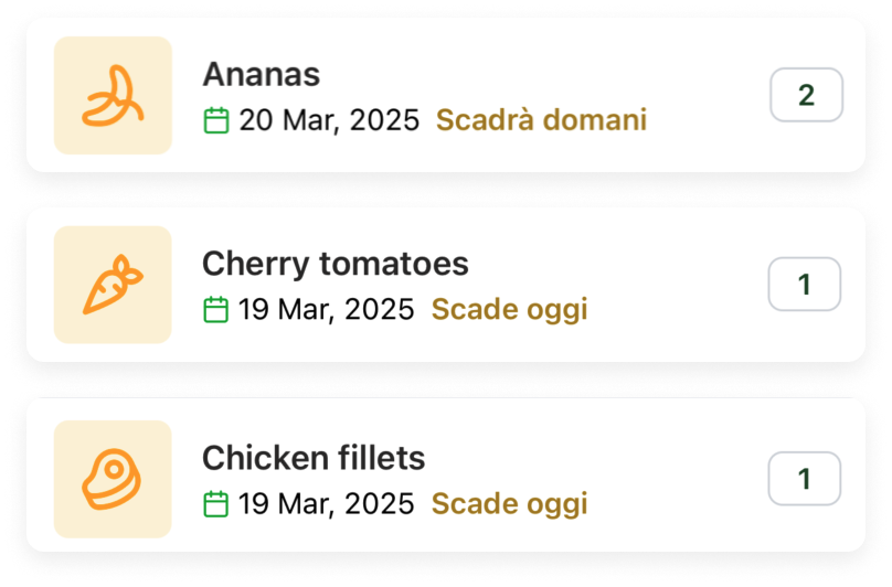 Smart notifications for expiring items in UseBy